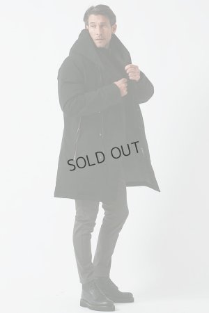 画像7: {SOLD}junhashimoto ジュンハシモト WRAP DOWN COAT{-BDA}