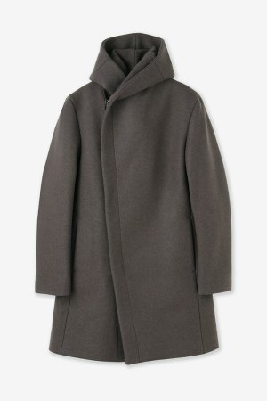 画像1: junhashimoto ジュンハシモト WRAP COAT{-BEA}