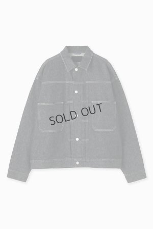 画像1: junhashimoto ジュンハシモト DROP SHOULDER DENIM{-BFS}