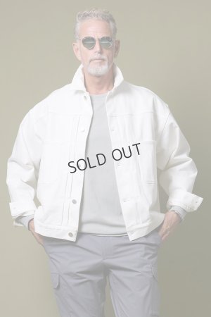 画像1: {SOLD}junhashimoto ジュンハシモト DROP SHOULDER DENIM{-BFS}