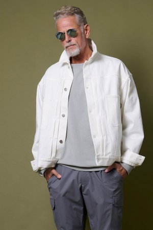 画像2: junhashimoto ジュンハシモト DROP SHOULDER DENIM{-BFS}