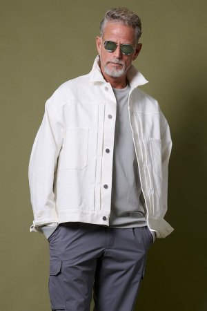 画像3: junhashimoto ジュンハシモト DROP SHOULDER DENIM{-BFS}