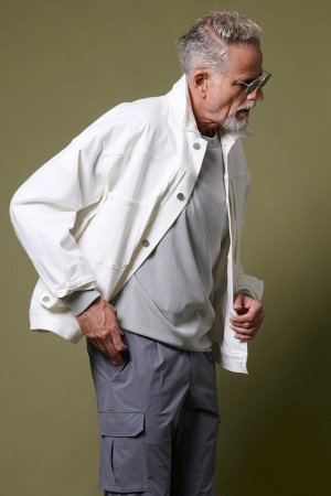 画像6: junhashimoto ジュンハシモト DROP SHOULDER DENIM{-BFS}