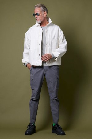 画像8: junhashimoto ジュンハシモト DROP SHOULDER DENIM{-BFS}