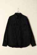 junhashimoto ジュンハシモト WOOL MELTON SHIRTS{-BBA}