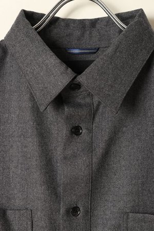 画像2: 【 30%OFF セール30,800円→21,560円】 junhashimoto ジュンハシモト WOOL MELTON SHIRTS{-BBA}
