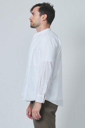 画像3: 【 30%OFF セール36,300円→25,410円】 junhashimoto ジュンハシモト BANDCOLLAR SHIRT{-BES}