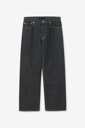 画像1: junhashimoto ジュンハシモト SEMI FLARE DENIM{-BFS}