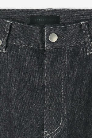 画像3: junhashimoto ジュンハシモト SEMI FLARE DENIM{-BFS}