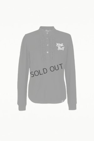 画像6: CPG GOLF シーピージーゴルフ 前立てフリルシャツLS{-BDA}