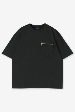 画像1: junhashimoto ジュンハシモト ZIP POCKET TEE{-BES}