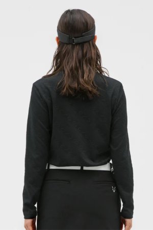 画像4: 【 40%OFF セール36,300円→21,780円】 CPG GOLF シーピージーゴルフ ロゴジャガード柄モックネックLS{-BDA}