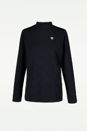 画像5: 【 40%OFF セール36,300円→21,780円】 CPG GOLF シーピージーゴルフ ロゴジャガード柄モックネックLS{-BDA}