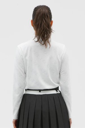 画像4: 【 40%OFF セール36,300円→21,780円】 CPG GOLF シーピージーゴルフ ロゴジャガード柄モックネックLS{-BDA}