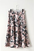 AULA AILA アウラアイラ FLOWER PRINT SKIRT{-AES}