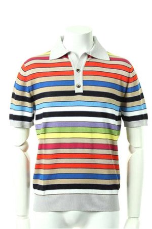 画像1: ETRO エトロ POLO M/M RIGA ARLECC{11577-9801-8000-ACS}