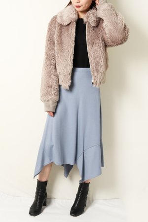 画像2: AULA AILA アウラアイラ ECO FUR BLOUSON{-AHA}