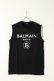 画像1: 【 30%OFF セール46,200円→32,340円】 BALMAIN バルマン BH1 C&S TANK PRINT B-LOGO{11EC001B029-OPA-BAS} (1)