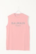  {SOLD} BALMAIN バルマン BH1 C&S TANK FLOCKY LOGO{11EC001B043-3KF-BAS}