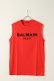 画像1: BALMAIN バルマン BH1 C&S TANK FLOCKY LOGO{11EC001B043-3KF-BAS} (1)