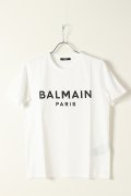  【ポイント10倍】 BALMAIN バルマン BF2 T-SHIRTS PRINT LOGO{11EF000B001-GAB-BAS}