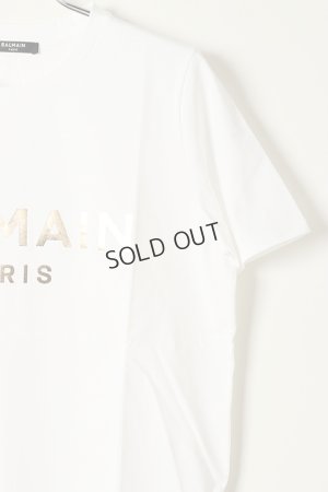 画像3: {SOLD}BALMAIN バルマン BF2 T-SHIRTS METALIC LOGO{11EF000B020-GAD-BAS}