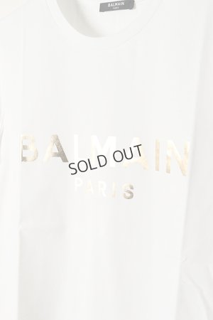 画像4: {SOLD}BALMAIN バルマン BF2 T-SHIRTS METALIC LOGO{11EF000B020-GAD-BAS}