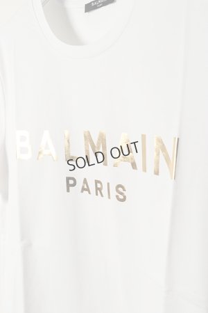 画像3: BALMAIN バルマン BH1 T-SHIRTS GOLD FOIL LOGO{11EF000B065-OFA-BAS}