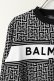 画像3: {SOLD}BALMAIN バルマン BH2 C&S SWEAT MONOGRAM-LOGO{11JQ040B089-GAB-BAS} (3)