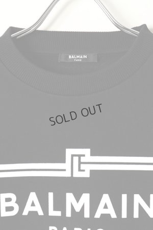 画像2: {SOLD}BALMAIN バルマン BH2 C&S SWEAT FRAME-LOGO{11JQ040G066-EAB-BAS}