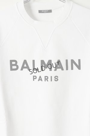 画像4: {SOLD}BALMAIN バルマン BH2 C&S SWEAT FLOCKY LOGO{11JQ005B042/11JQM05B042-OFA-BAS}