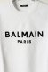 画像4: 【 30%OFF セール｜78,100円→54,670円】 BALMAIN バルマン BH2 C&S SWEAT FLOCKY LOGO{11JQ005B042/11JQM05B042-OFA-BAS} (4)