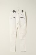 BALMAIN バルマン BH1 PANTS DENIM BIKER ZIP SLIM{11MG005032D-OFA-BAS}