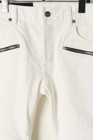 画像2: 【 30%OFF セール211,200円→147,840円】 BALMAIN バルマン BH1 PANTS DENIM BIKER EMBOSS{11MG030111D-OFA-BAS}