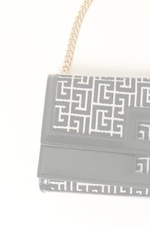 画像2:   BALMAIN バルマン BF1 BAG 1945 BAUGETTE-MONOGRAM{-BAS}