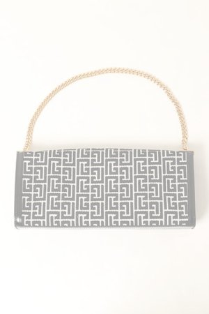 画像4:   BALMAIN バルマン BF1 BAG 1945 BAUGETTE-MONOGRAM{-BAS}