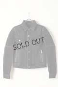 {SOLD}BALMAIN バルマン BH2 BLOUSON DENIM PRINT LOGO{11TCM15013D-OPA-BAS}