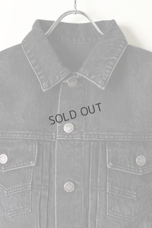 画像2: {SOLD}BALMAIN バルマン BH2 BLOUSON DENIM PRINT LOGO{11TCM15013D-OPA-BAS}