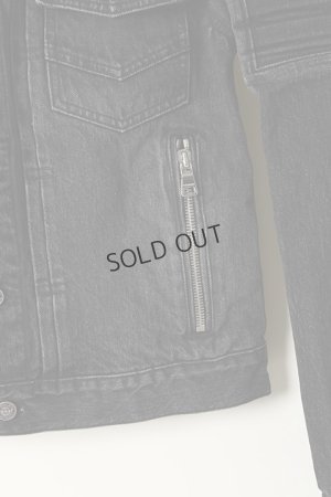 画像4: {SOLD}BALMAIN バルマン BH2 BLOUSON DENIM PRINT LOGO{11TCM15013D-OPA-BAS}