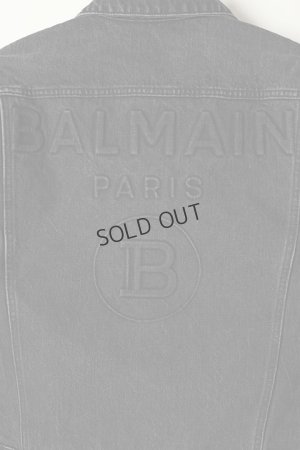 画像6: {SOLD}BALMAIN バルマン BH2 BLOUSON DENIM PRINT LOGO{11TCM15013D-OPA-BAS}