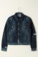 画像1: 【 50%OFF セール｜162,800円→81,400円】 BALMAIN バルマン BH2 BLOUSON DENIM PRINT LOGO{11TC015017D-6AA/11TCM15017D-6AA-BAS} (1)