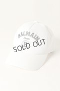 {SOLD}BALMAIN バルマン BH1 ACC CAP B-LOGO COTTON{11XA000B015-0FA-BAS}