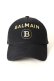 画像3: {SOLD}BALMAIN バルマン BH1 ACC CAP B-LOGO COTTON{11XA000B016-EAD-BAS}