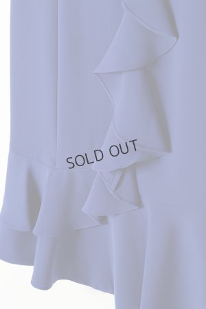 画像4: {SOLD}グレースコンチネンタル｜GRACE CONTINENTAL ラッフルフリルドレス{0120235036-13BLU-BJS}
