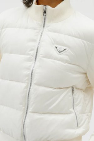 画像2: CPG GOLF シーピージーゴルフ ダウン×袖ニットブルゾン{-BDA}