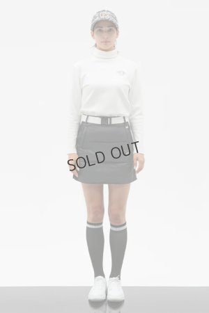 画像5: {SOLD}CPG GOLF シーピージーゴルフ 共地ベルト付きダウンスカート脇ニット{-BDA}