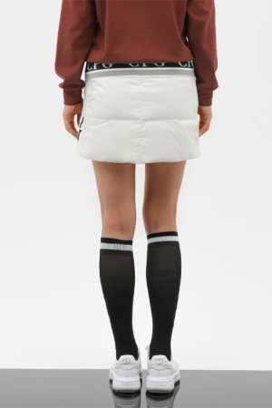 画像4: 【 40%OFF セール50,600円→30,360円】 CPG GOLF シーピージーゴルフ 共地ベルト付きダウンスカート脇ニット{-BDA}