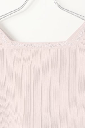 画像2:   グレースコンチネンタル｜GRACE CONTINENTAL レースアップリブニットトップ{0121143043-04PNK-BAS}