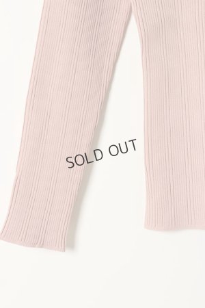 画像4: {SOLD}グレースコンチネンタル｜GRACE CONTINENTAL レースアップリブニットトップ{0121143043-04PNK-BAS}