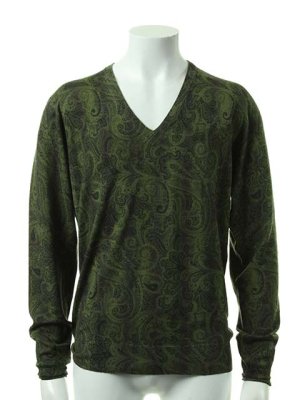 画像2: ETRO エトロ V-NECK STAMPATO SFI{12134-9704-0500-ACS}